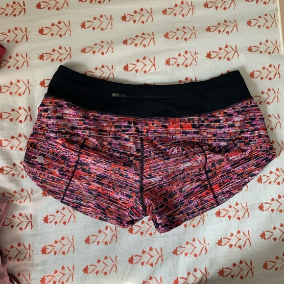 Lululemon size six 2 inch running shorts - Picture 2 of 3